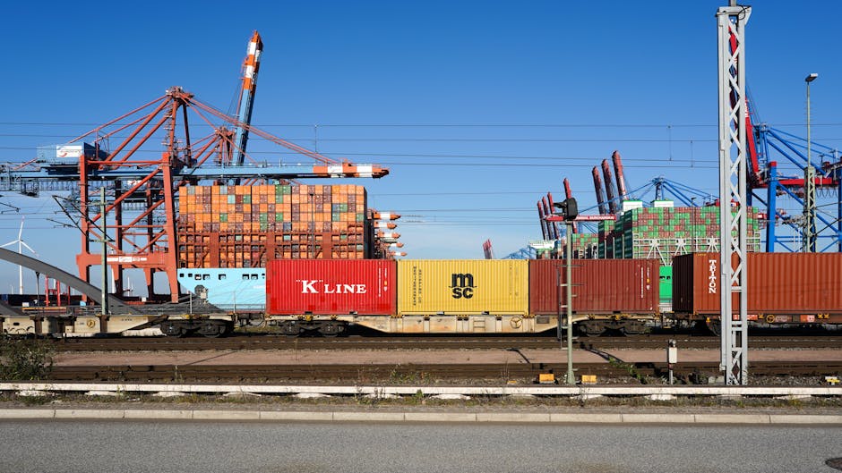 nowoczesny transport intermodalny łączący różne gałęzie logistyki